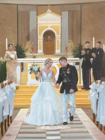 Timeless Artistry of Paintru Wedding Memories Paintings