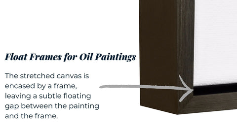 paintru custom art framing guide gallery float frame explain frame examples min