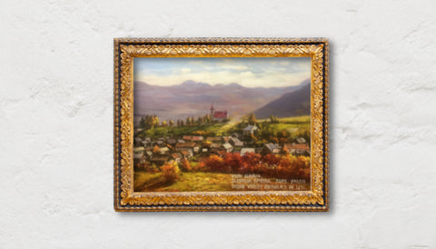 slovakia framed paintru