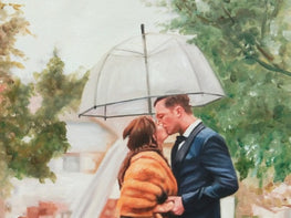 paintru custom wedding artwork how it works umbrella step 3 review painting