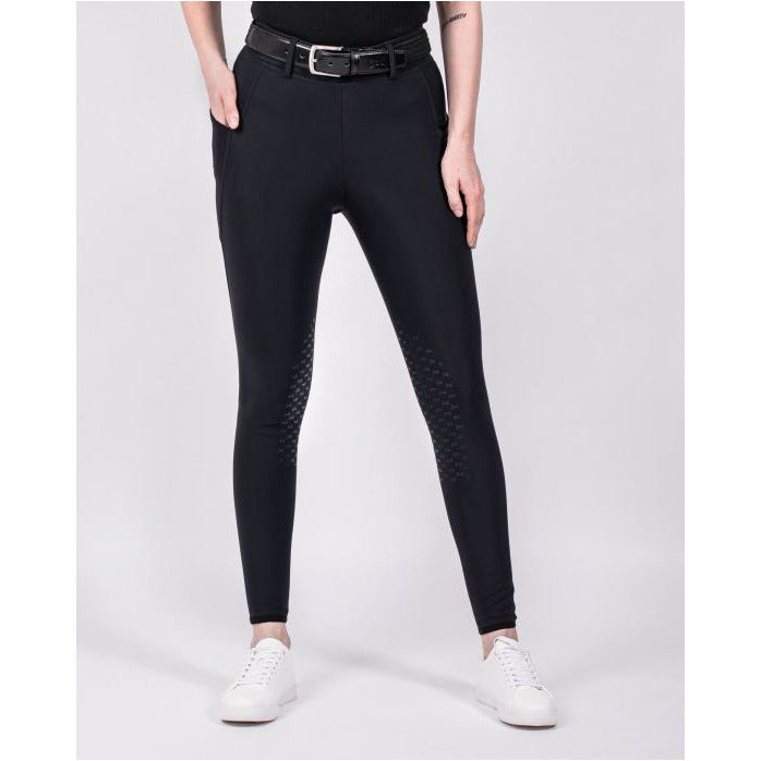 Fagers Loui Winter Leggings Black Half Seat | Fleece Lined