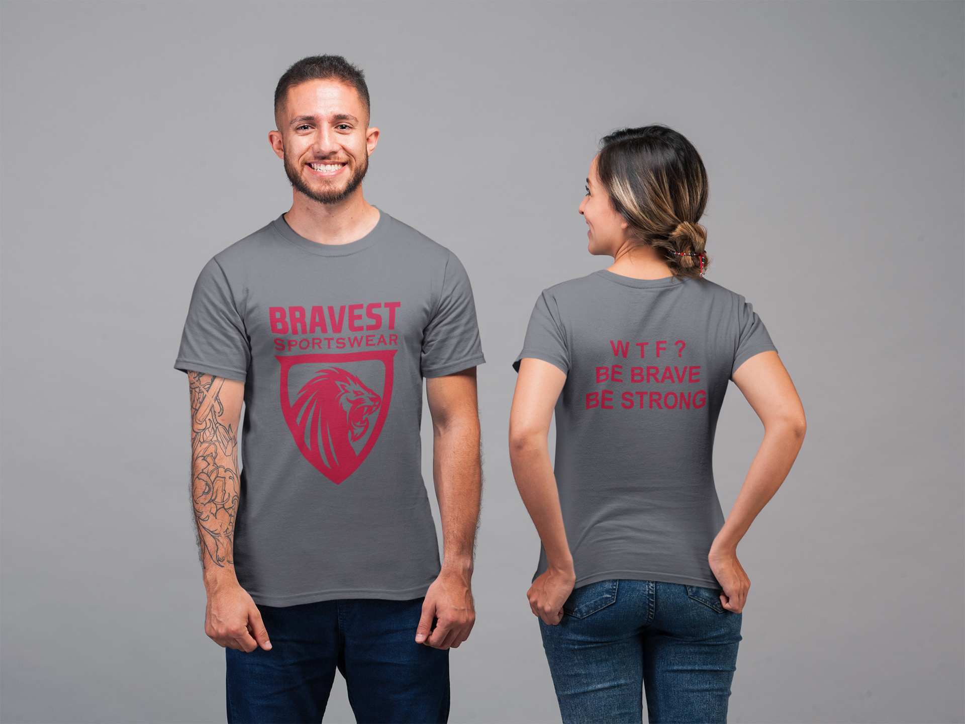 Download Custom Men's and Women's T-Shirt - Bravestsportswear