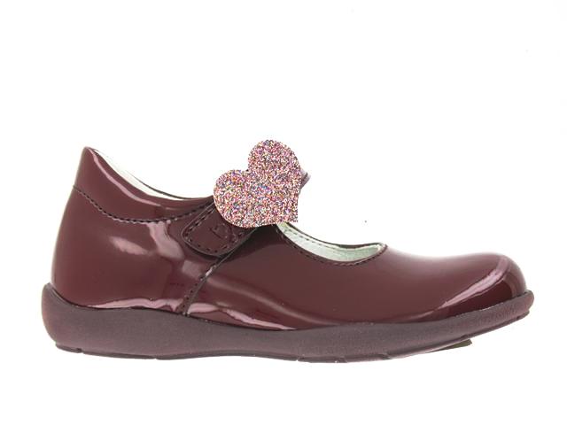 Primigi Leather Heart Mary Jane 02430811 – Laced Shoe Inc