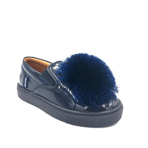 pom pom slip on sneakers