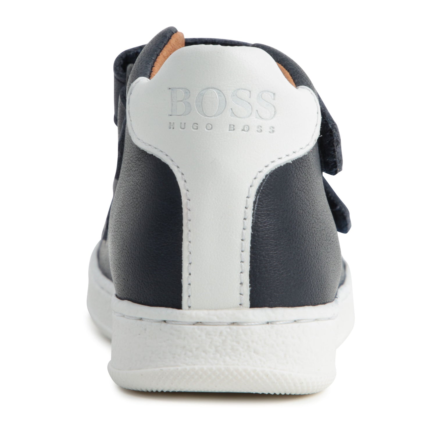 Hugo Boss Navy Blue High Top Velcro Trainers 9136 / 9220 – Shoe Inc