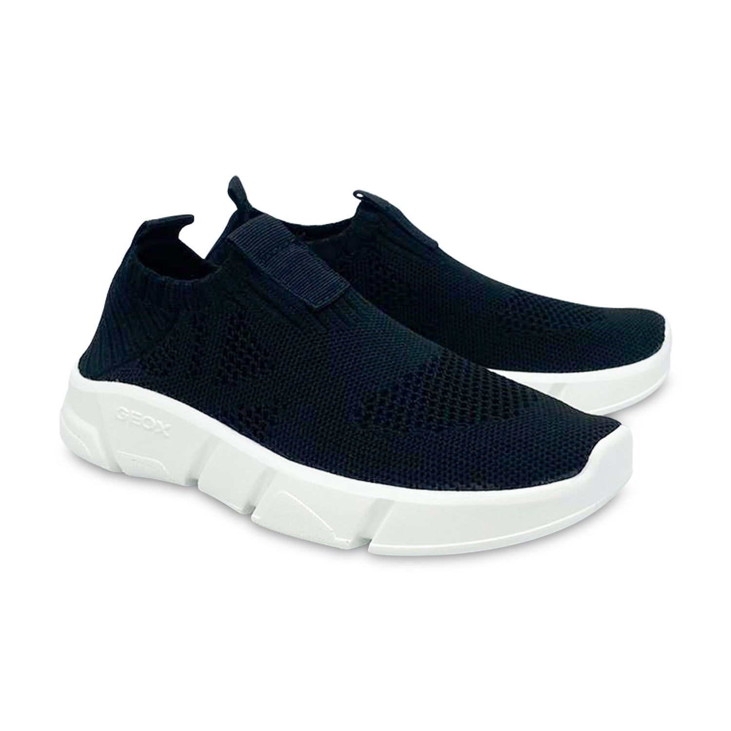 Adjuntar a colchón Descriptivo Geox Black Sock Sneaker J02D – Laced Shoe Inc