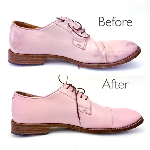 Before and After Shoe Repairs at Adore Dance Shoes Miami Store