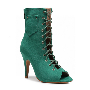 Ankle boots L'AUTRE CHOSE Green size 37.5 EU in Suede - 33018112