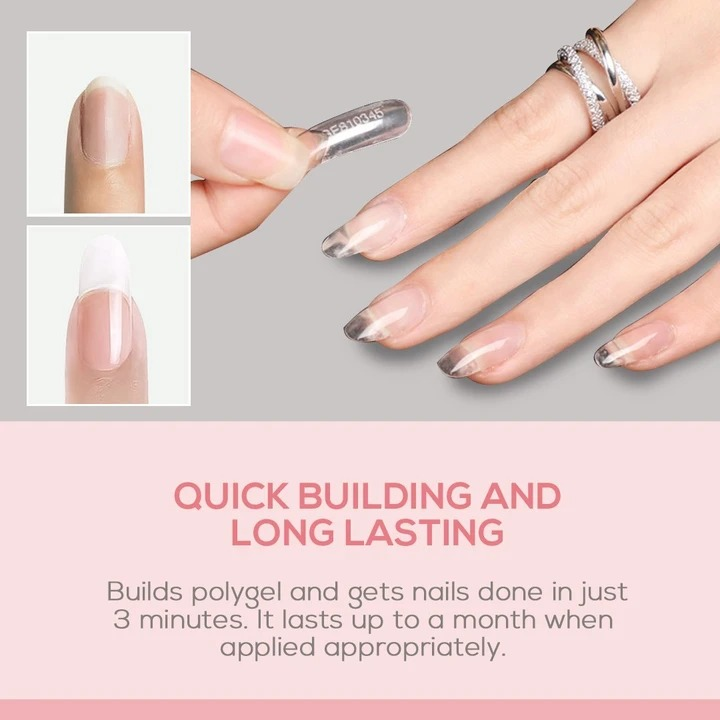 Mobray™ Easy PolyGel Nail Lengthening Kit – Dainty Accents