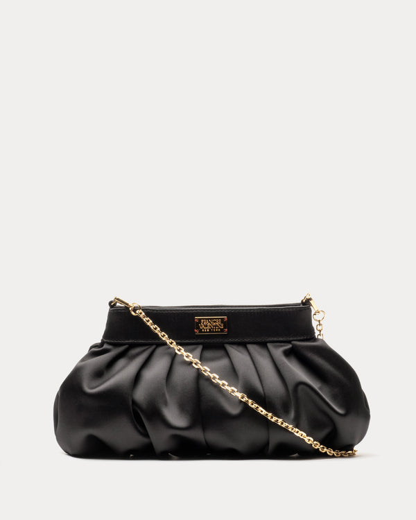 FENDI Baguette Chain Shoulder Bag Black Nappa Leather – COCOON