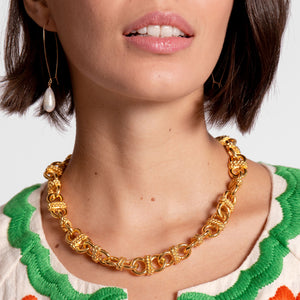 Linked Gold Necklace - Frances Valentine