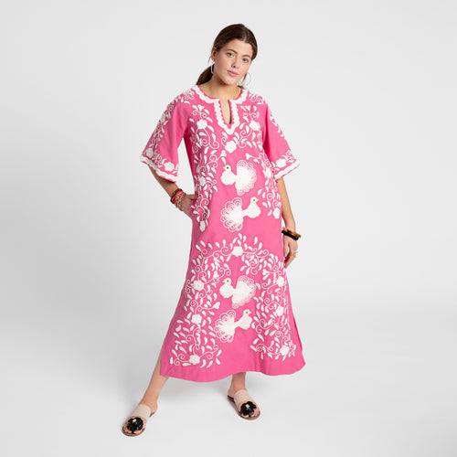 pink caftan