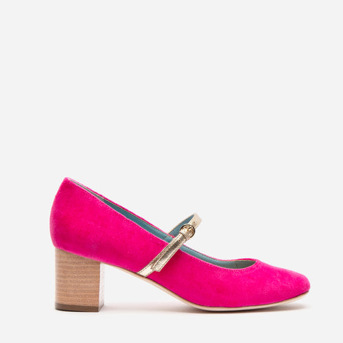 pink mary jane pumps