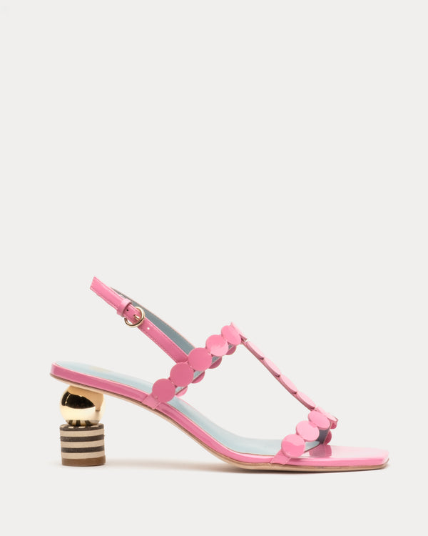 Frances Off White Thong Skinny Strap Heel FINAL SALE – Pink Lily