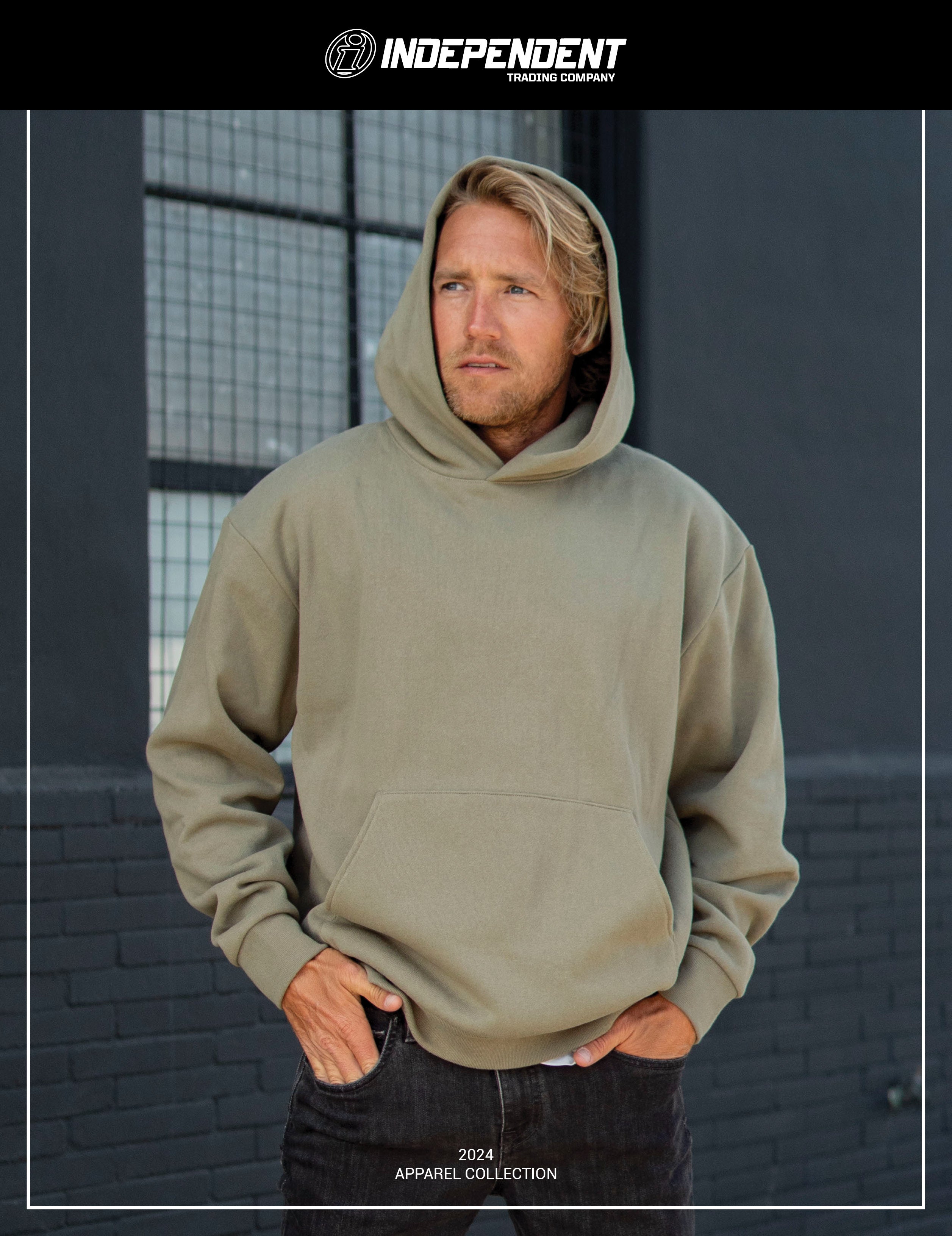 Catalog cover of guy in brown sweatshirt and black hat