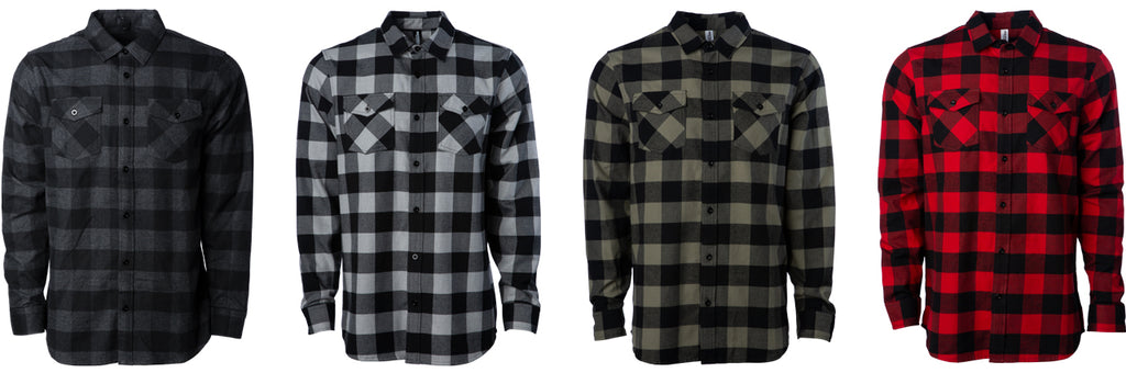 EXP50F Men's Flannel Shirt available in 4 Colors.