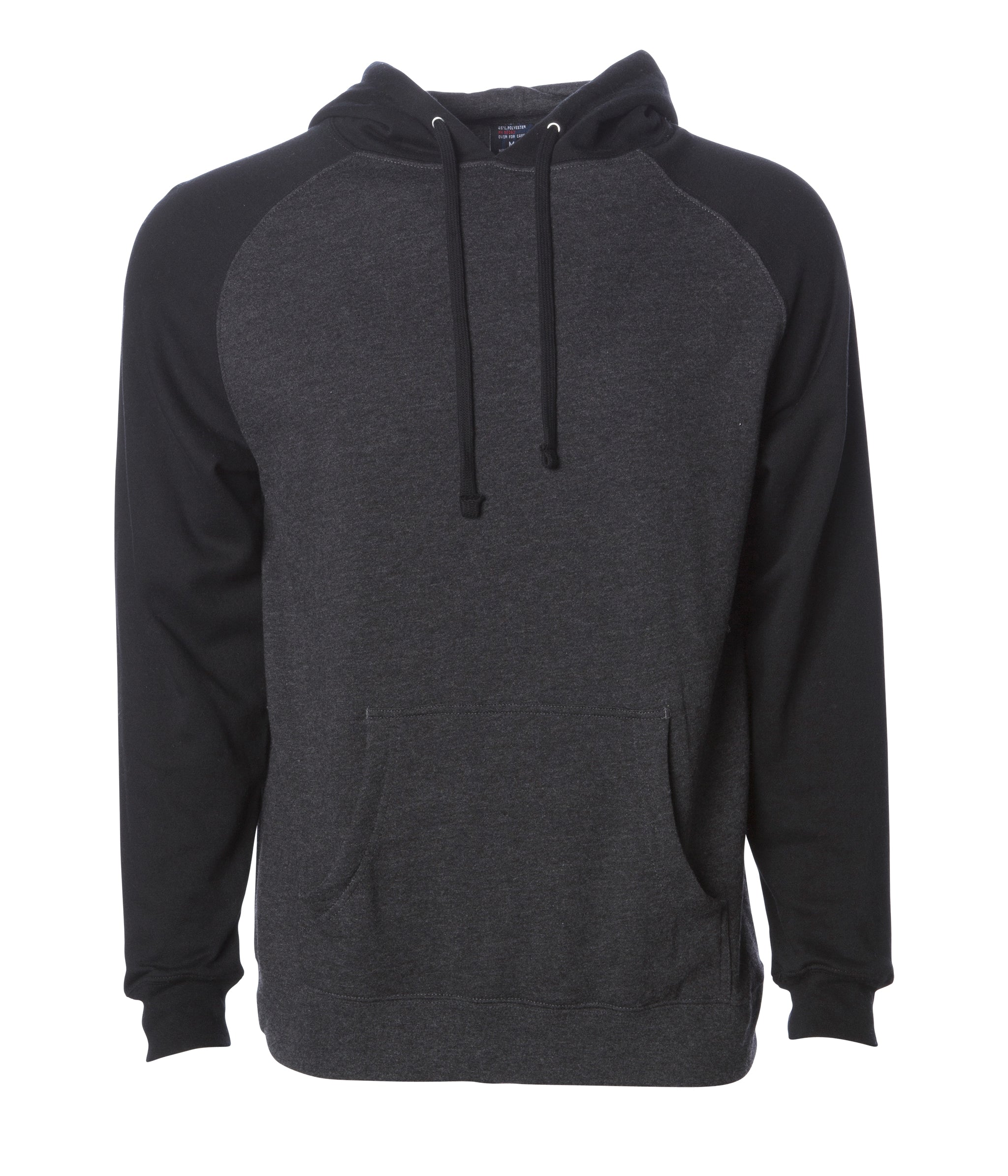 black raglan sweatshirt