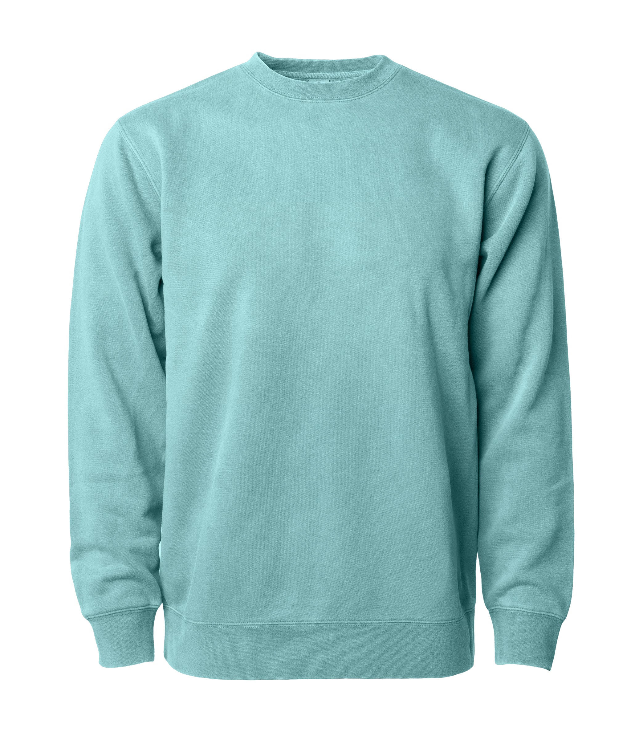 mint green crew neck sweatshirt