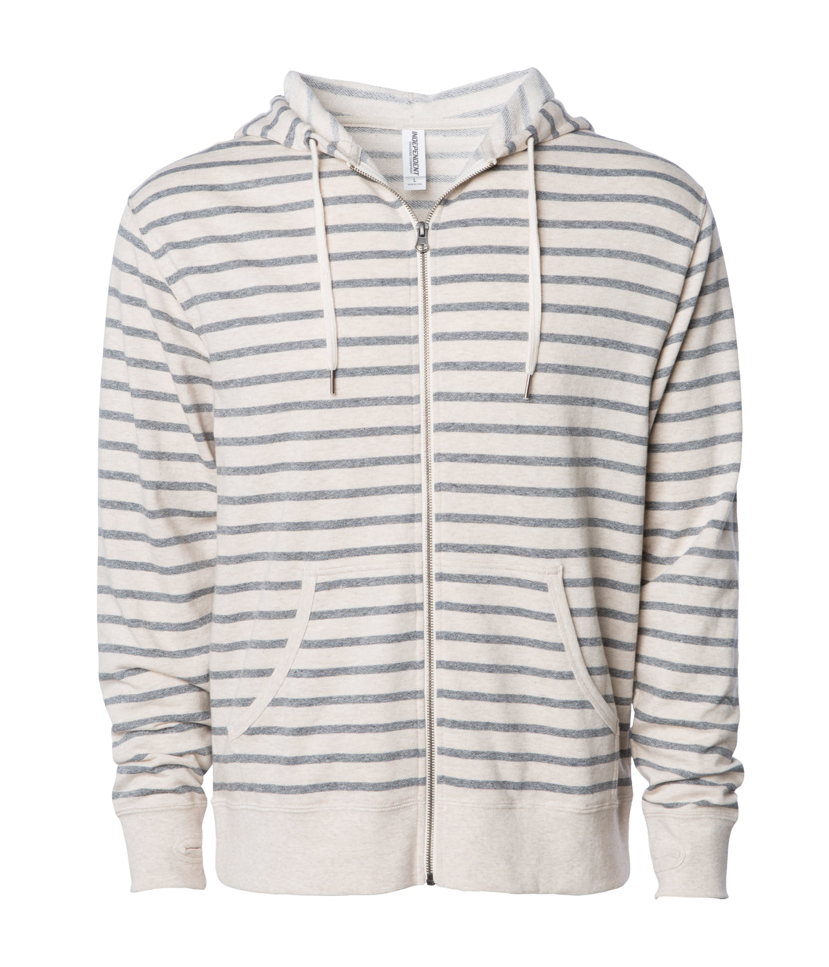 Heather French Terry Zip Hood Sweatshirt | Independent Trading Company