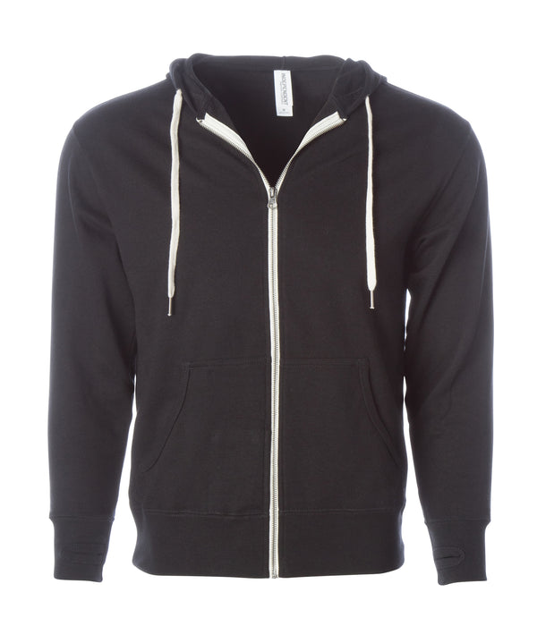 Heather French Terry Zip Hood Sweatshirt | Independent Trading Company