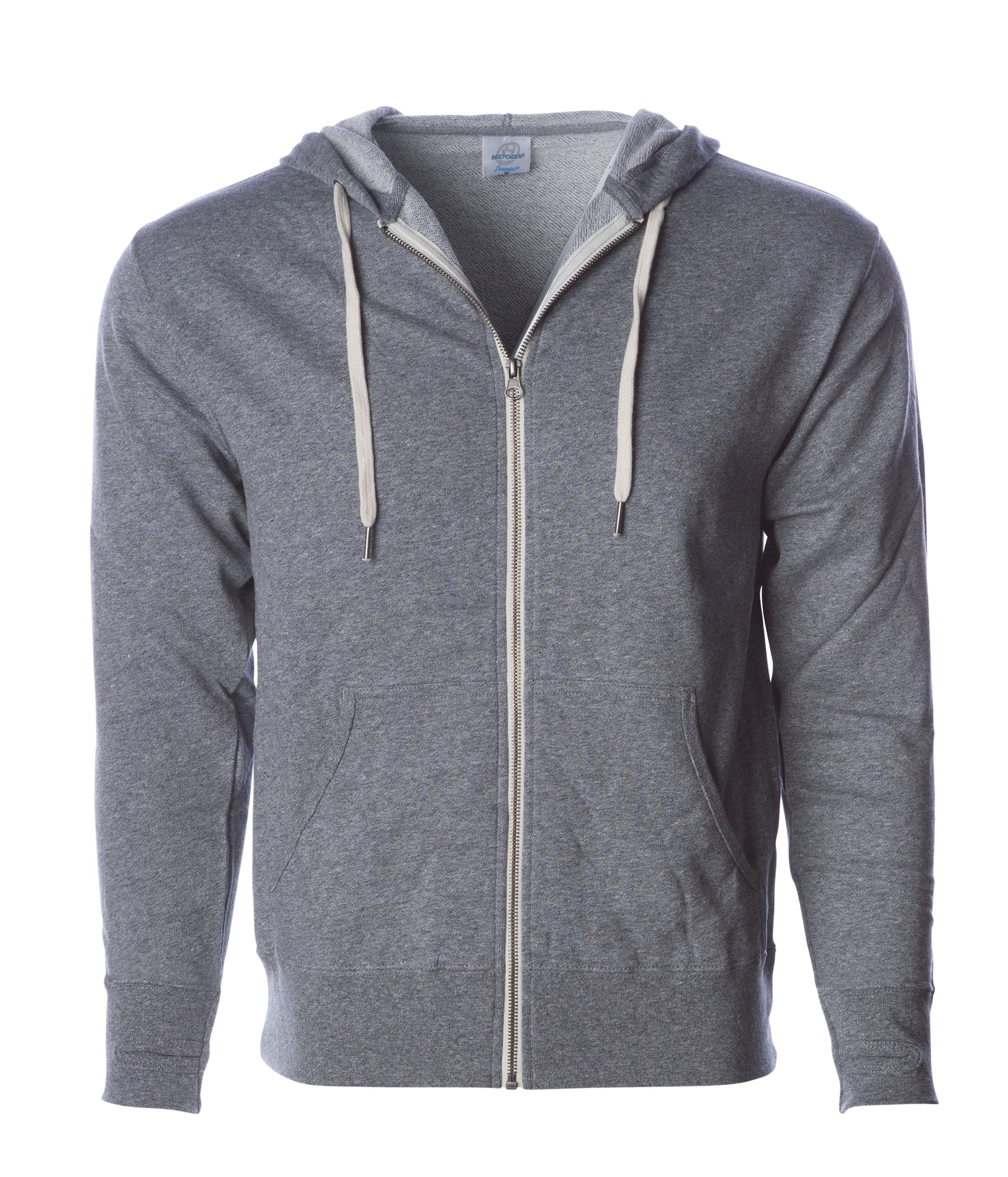 Heather French Terry Zip Hood Sweatshirt | Independent Trading Company