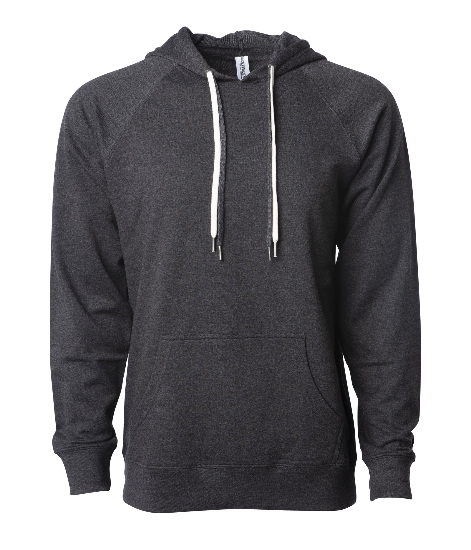 Unisex Lightweight Loopback Terry Hooded Pullover | Independent Trading ...