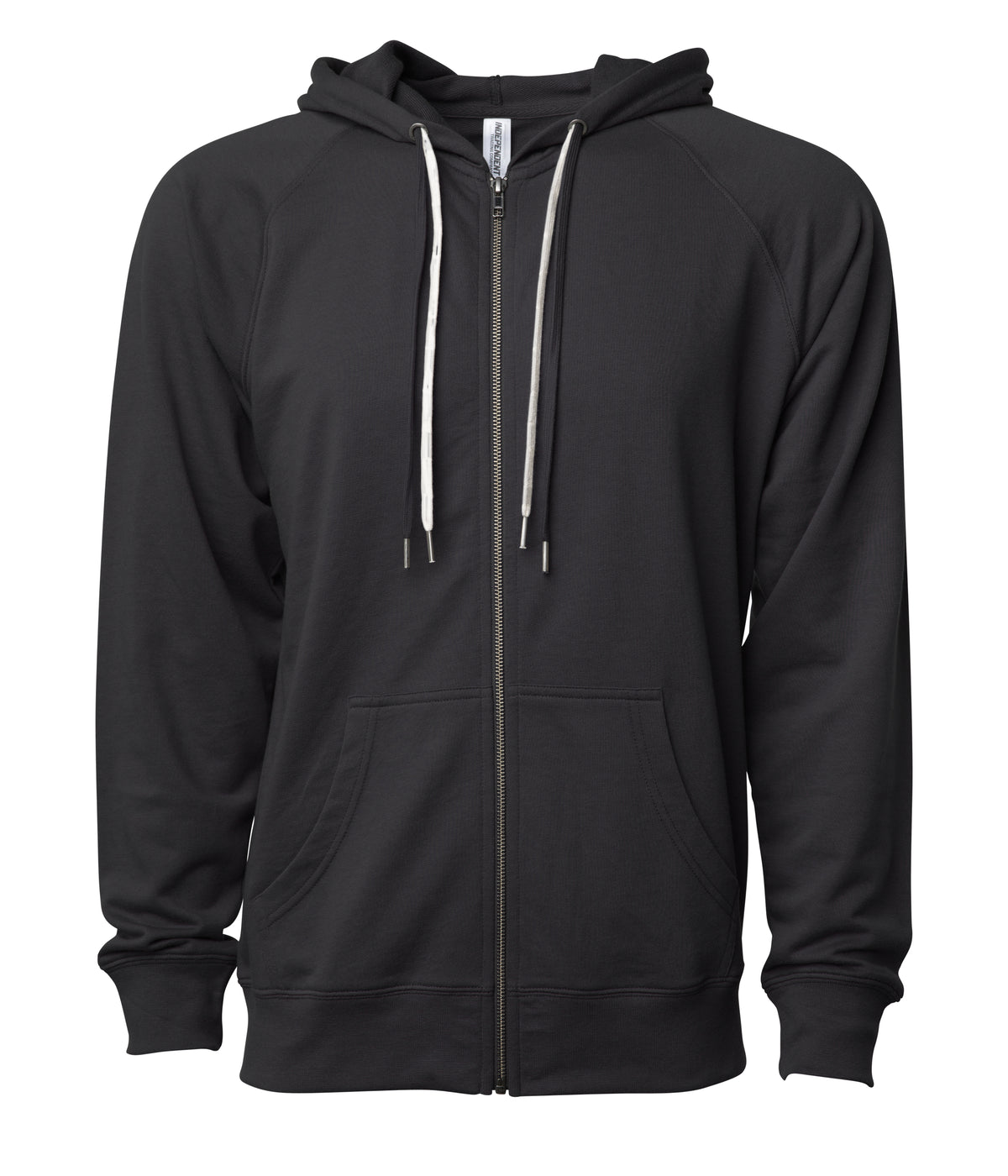 Unisex Lightweight Loopback Terry Zip Hood | Independent Trading Company
