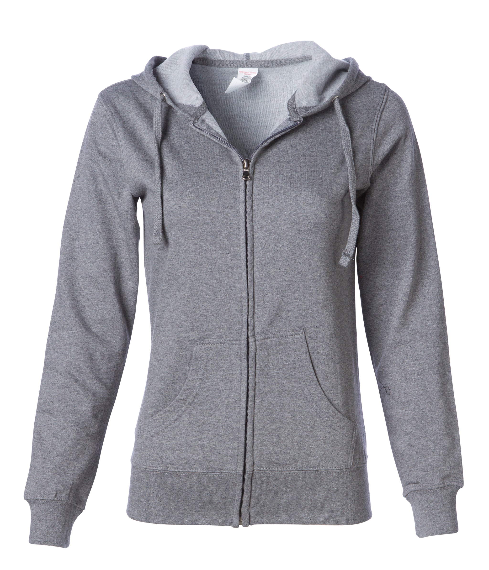Womens Lightweight Zip Hooded Sweatshirt | Independent Trading Company