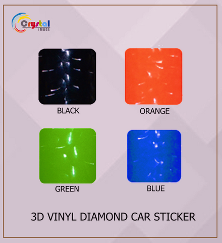 3D Vinyl Sticker - 3D Diamond Car Sticker