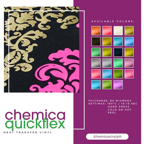 Chemica Pattern Print Heat Transfer Vinyl - Polka Dot Pink