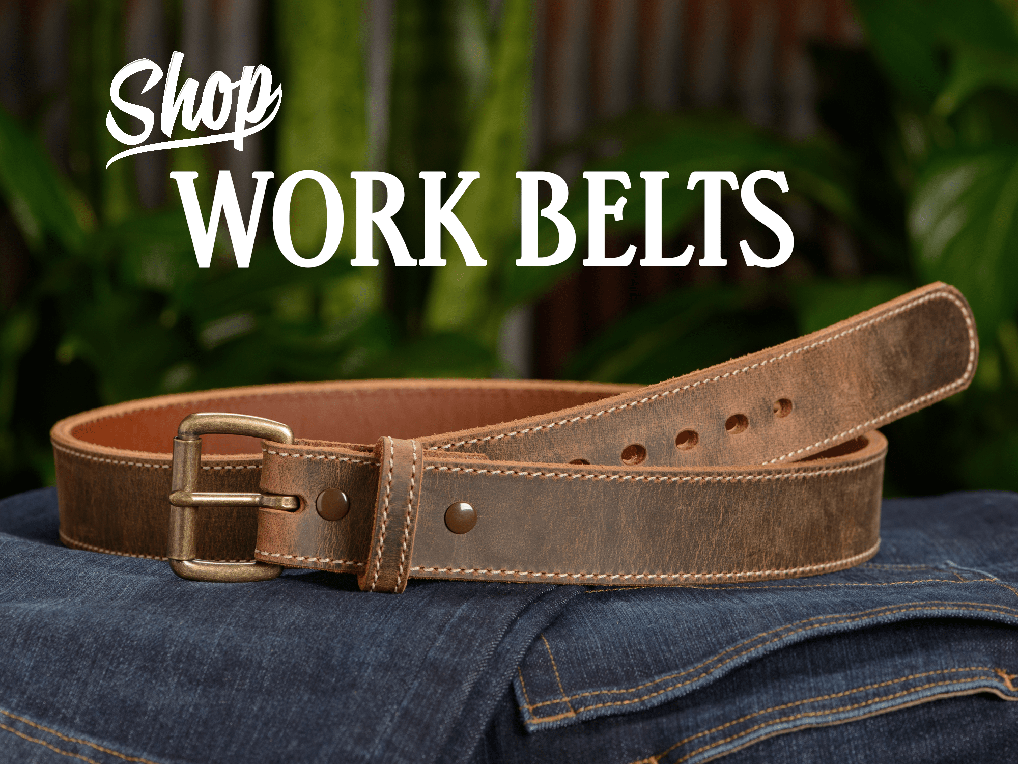 High Quality Handcrafted USA Made Work Belts