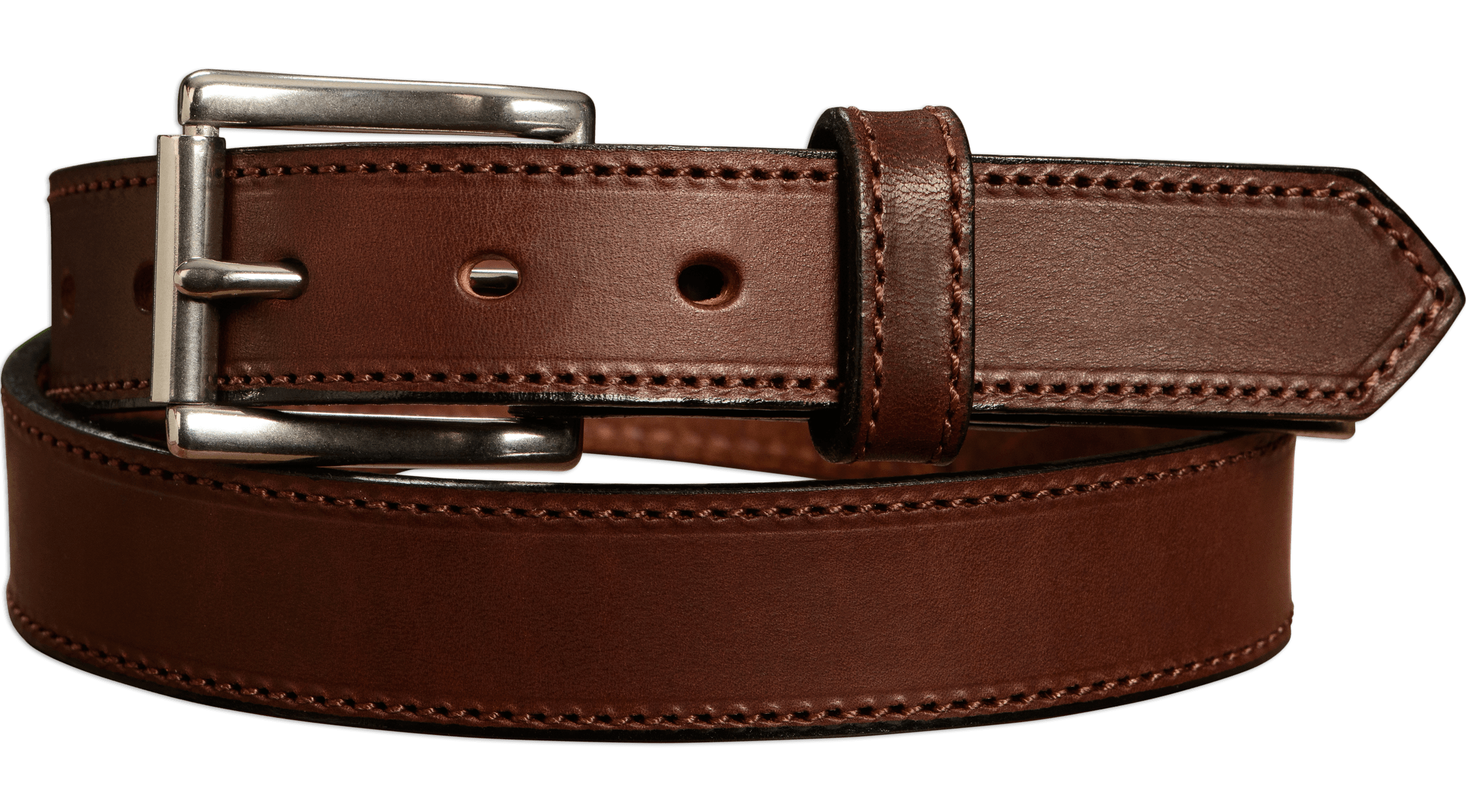 The Commander: Brown Stitched 1.25