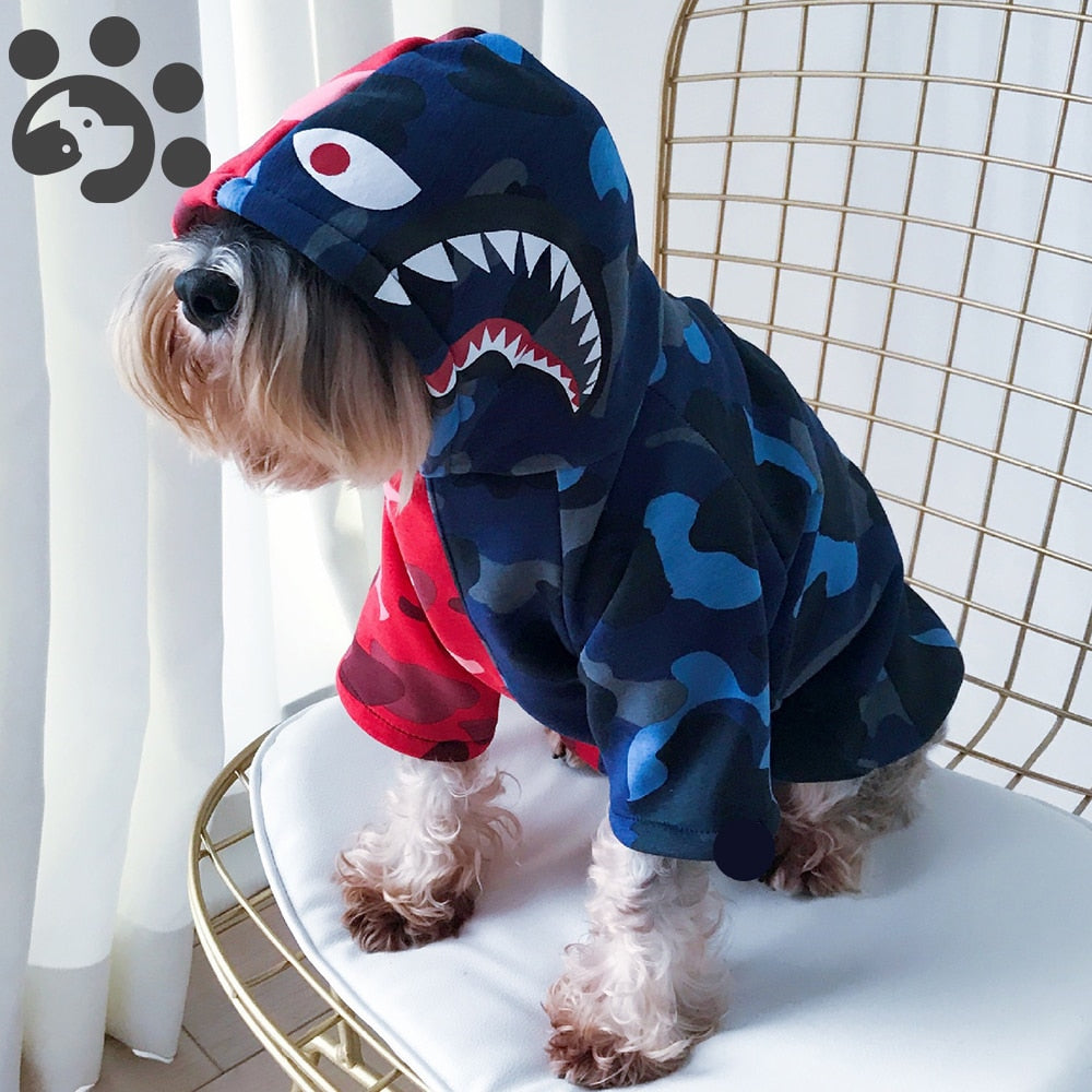 bape dog hoodie