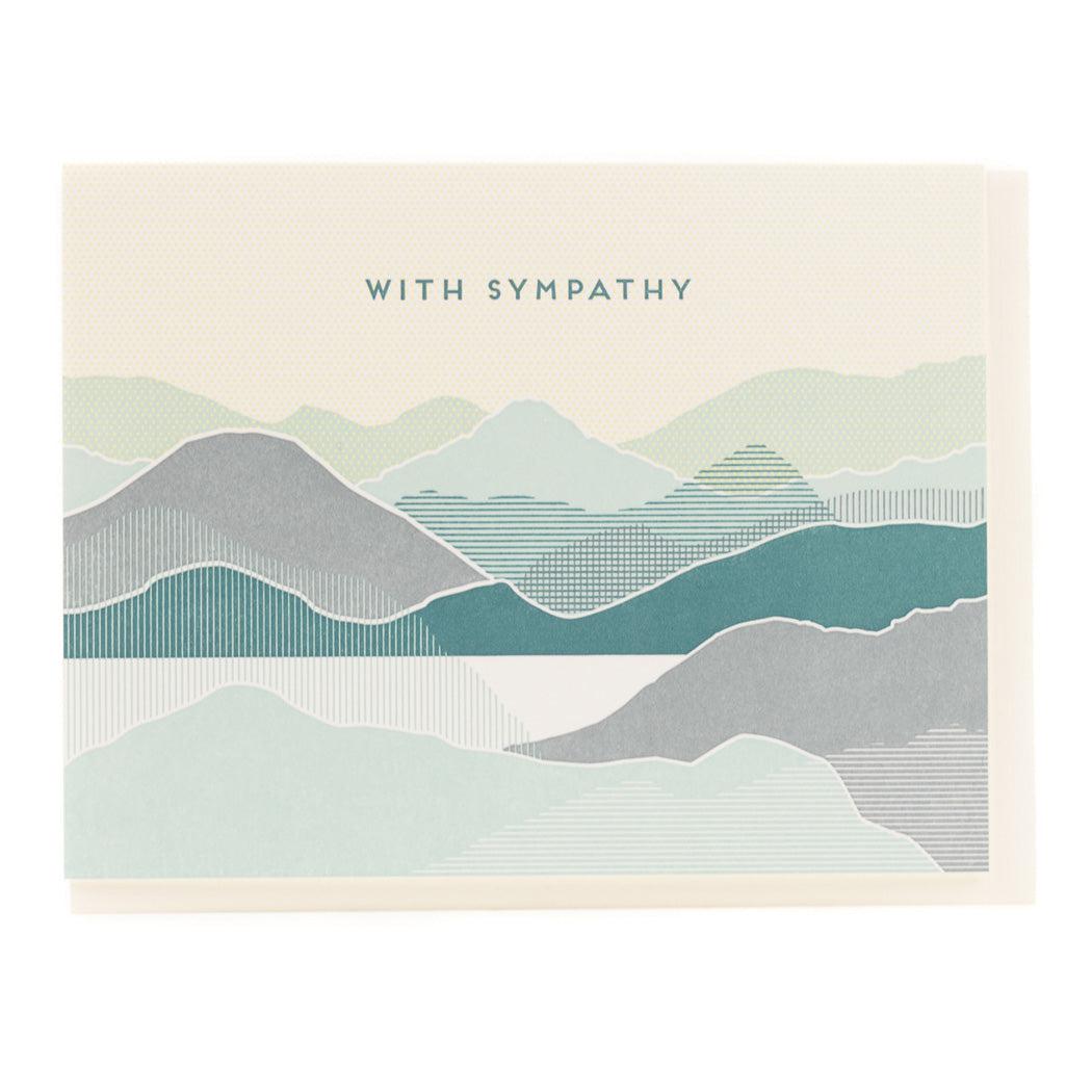 'With Sympathy Coastal' Card-Porchlight Press-Crying Out Loud