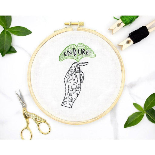 'Endure' Embroidery Kit-Gingiber-Crying Out Loud