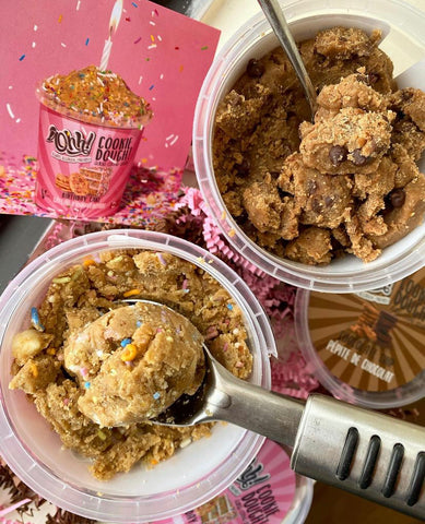 Ohh! Vegan Birthday Cake Cookie Dough