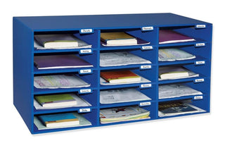Classroom Keepers Poster & Roll Storage, Blue