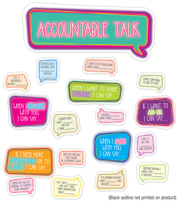 Accountable Talk Bulletin Board Set