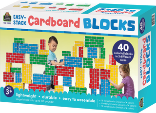 Jumbo Cardboard Blocks (40 pieces) – CM School Supply