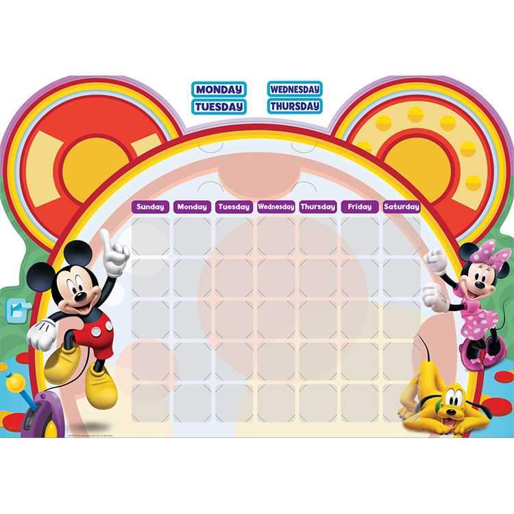 Mickey Mouse Clubhouse® Calendar Set Bulletin Board Set