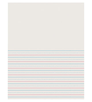 School Smart Skip-a-line Ruled Paper, 10-1/2 X 8 Inches, 500