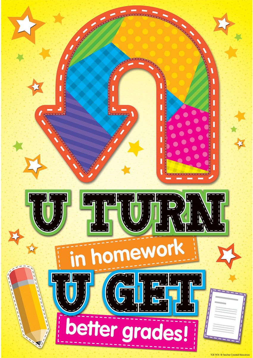 turn in homework visual