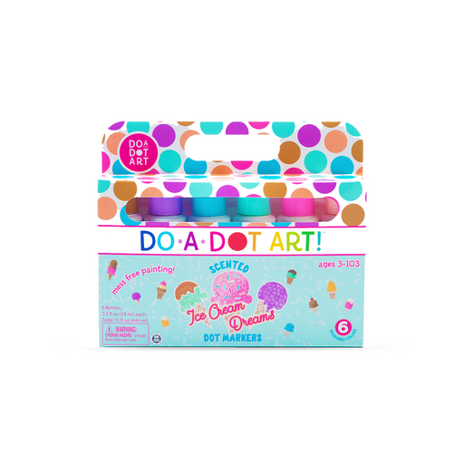 Do-A-Dot Art Markers, Fruit Scented, 6 colors