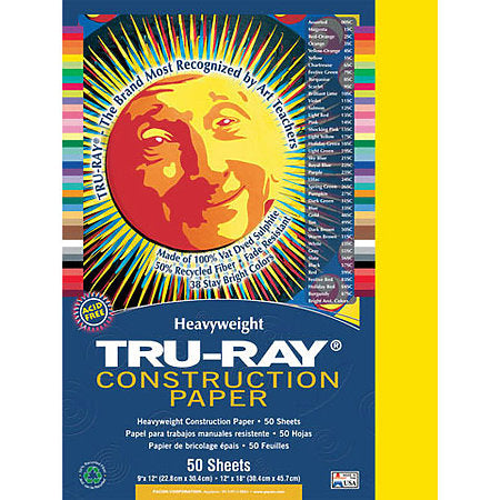 tru ray construction paper 9x12