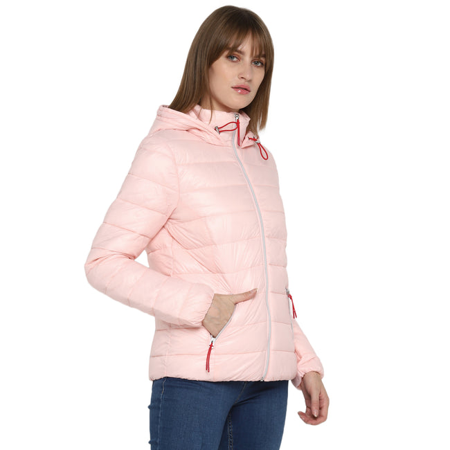 Tom Tailor Quilted Jacket with Hoodie for Women