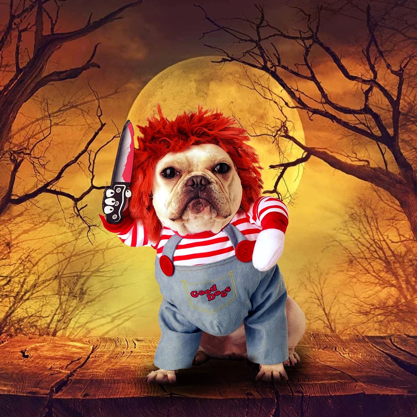 deadly doll dog costume