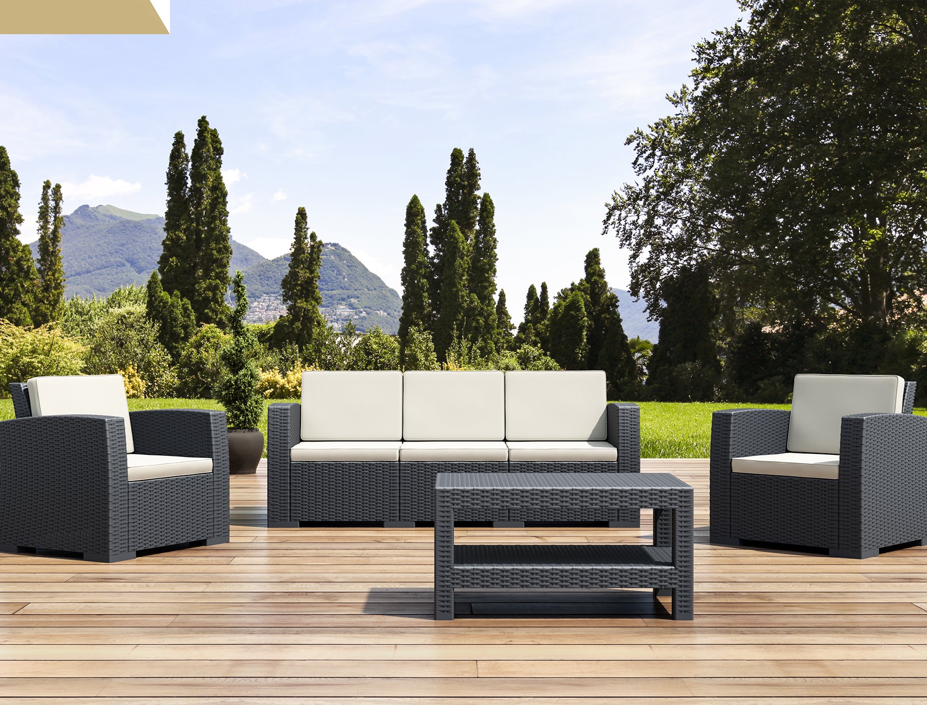 siesta monaco lounge sofa xl