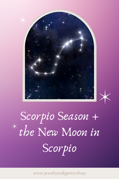 Scorpio Season + the New Moon in Scorpio