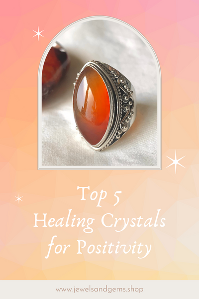 5 healing crystals for positivity and joy