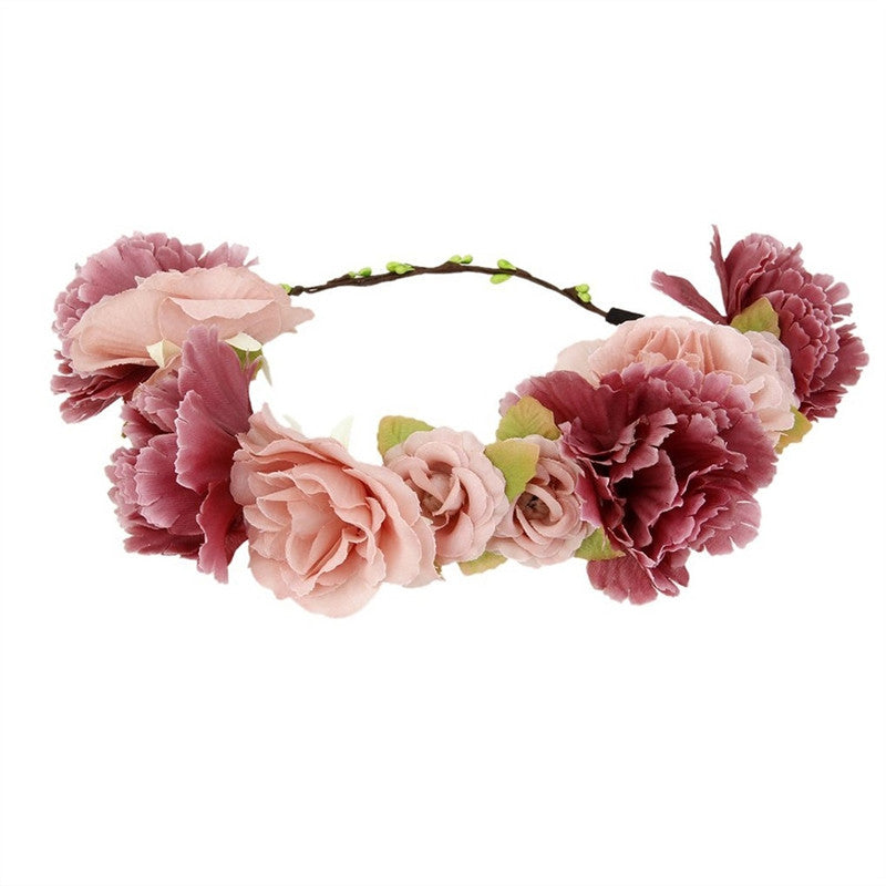 floral wreath headband